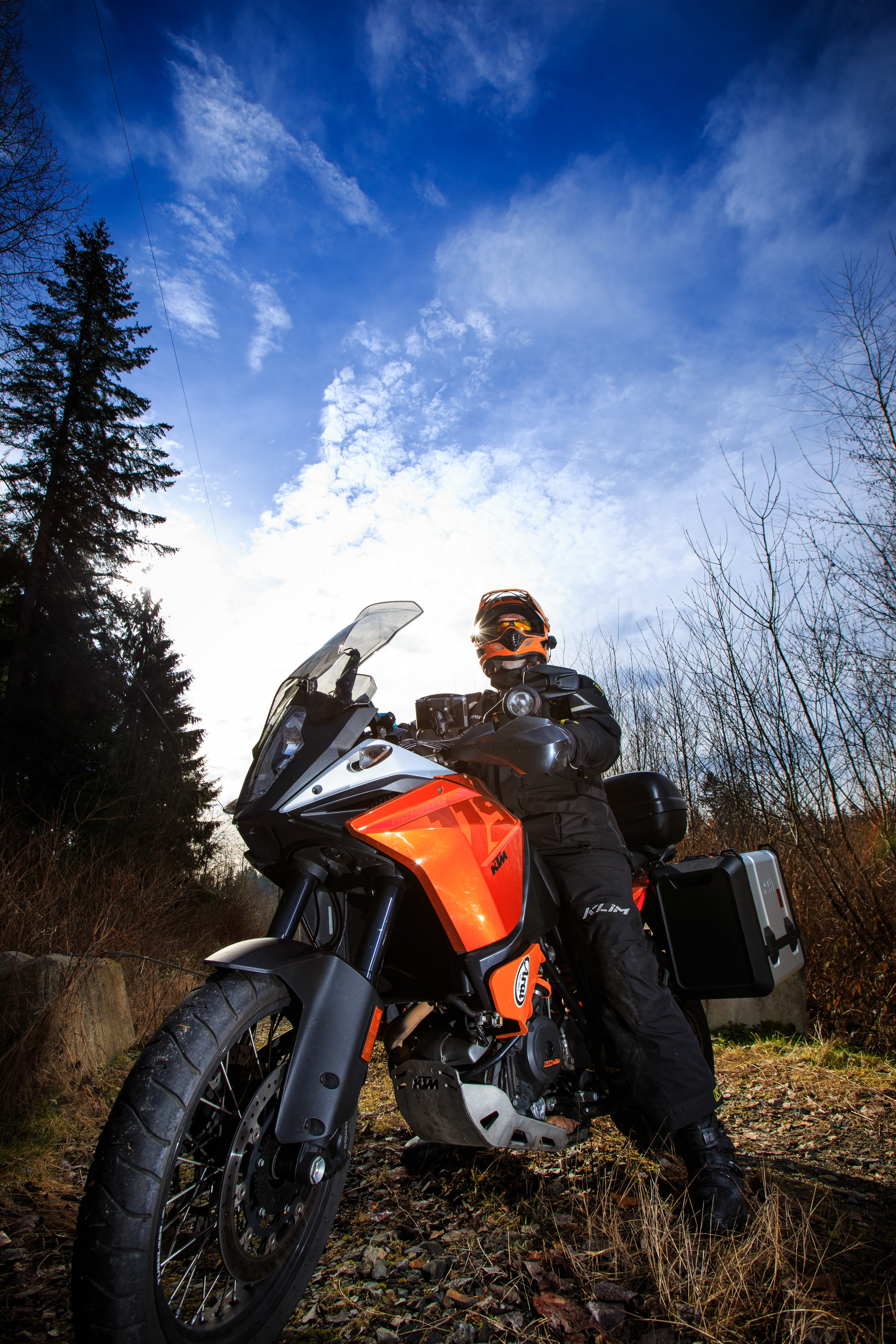 Editorial Photography with KTM Motorcycle