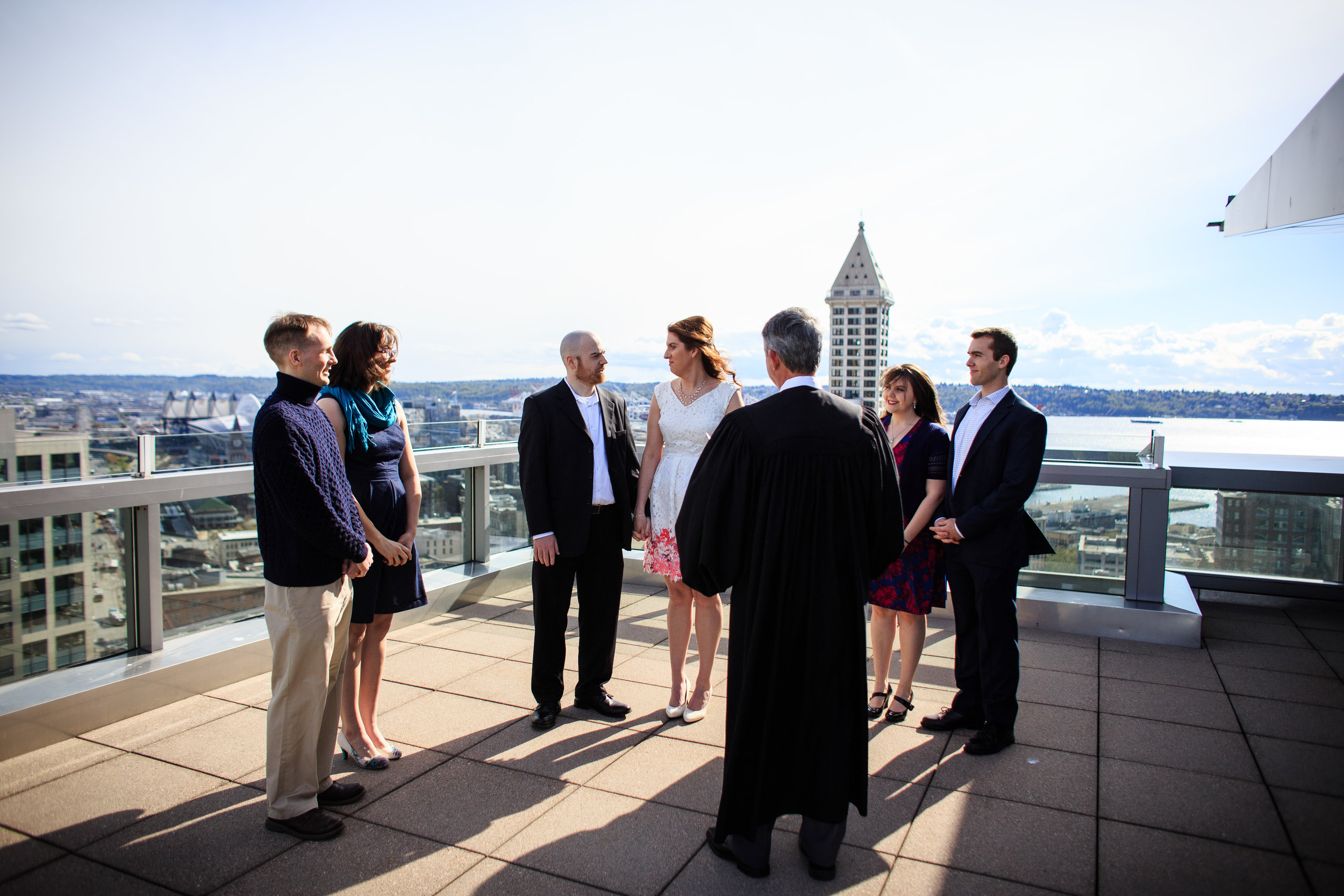 Seattle courthouse wedding