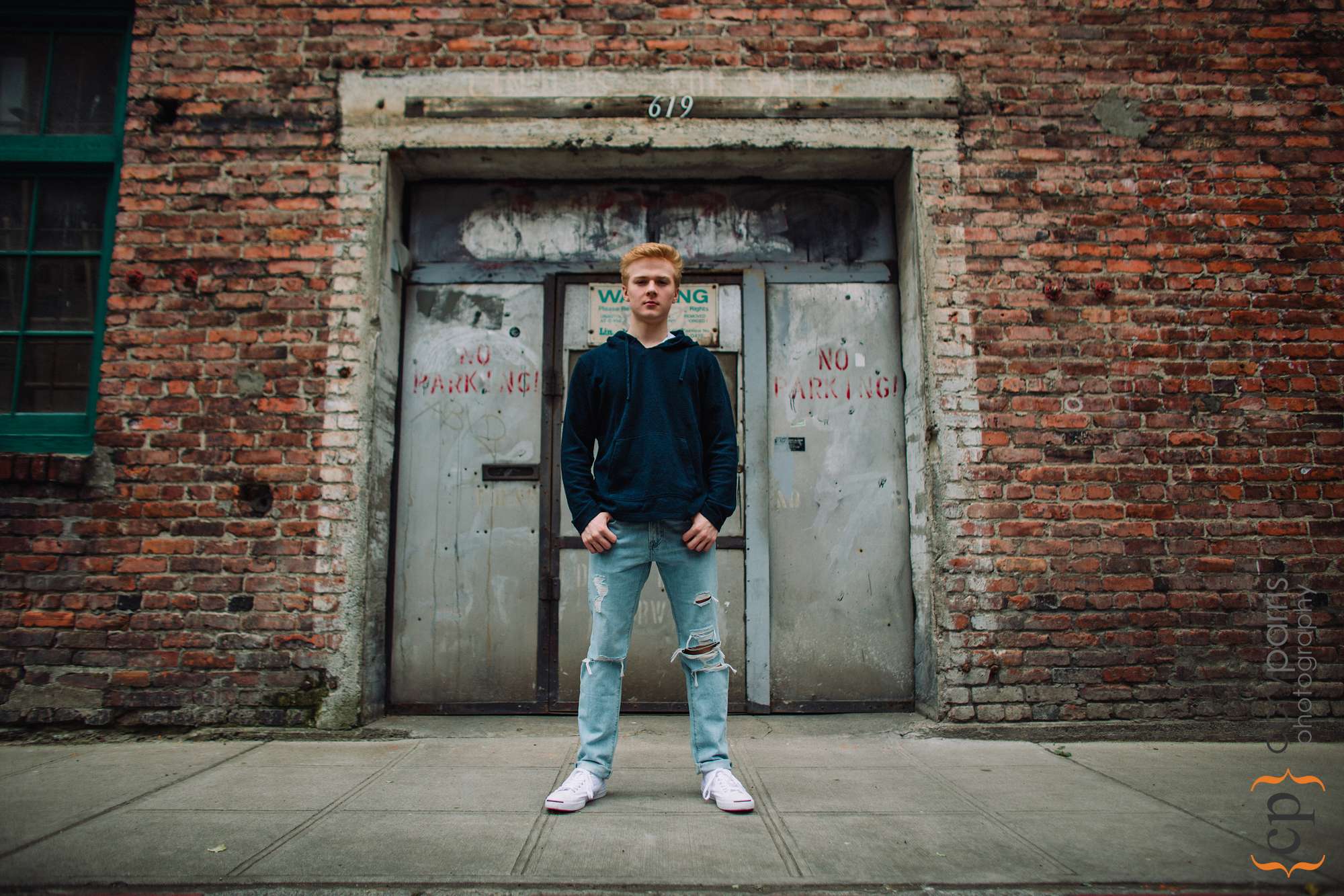 Urban senior portrait seattle