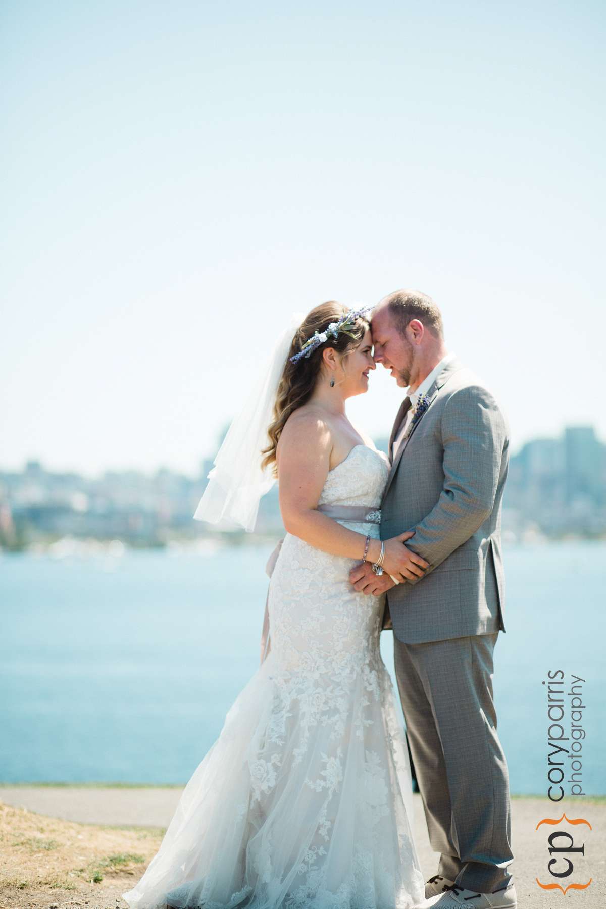 Wedding photography at Gas Works Park