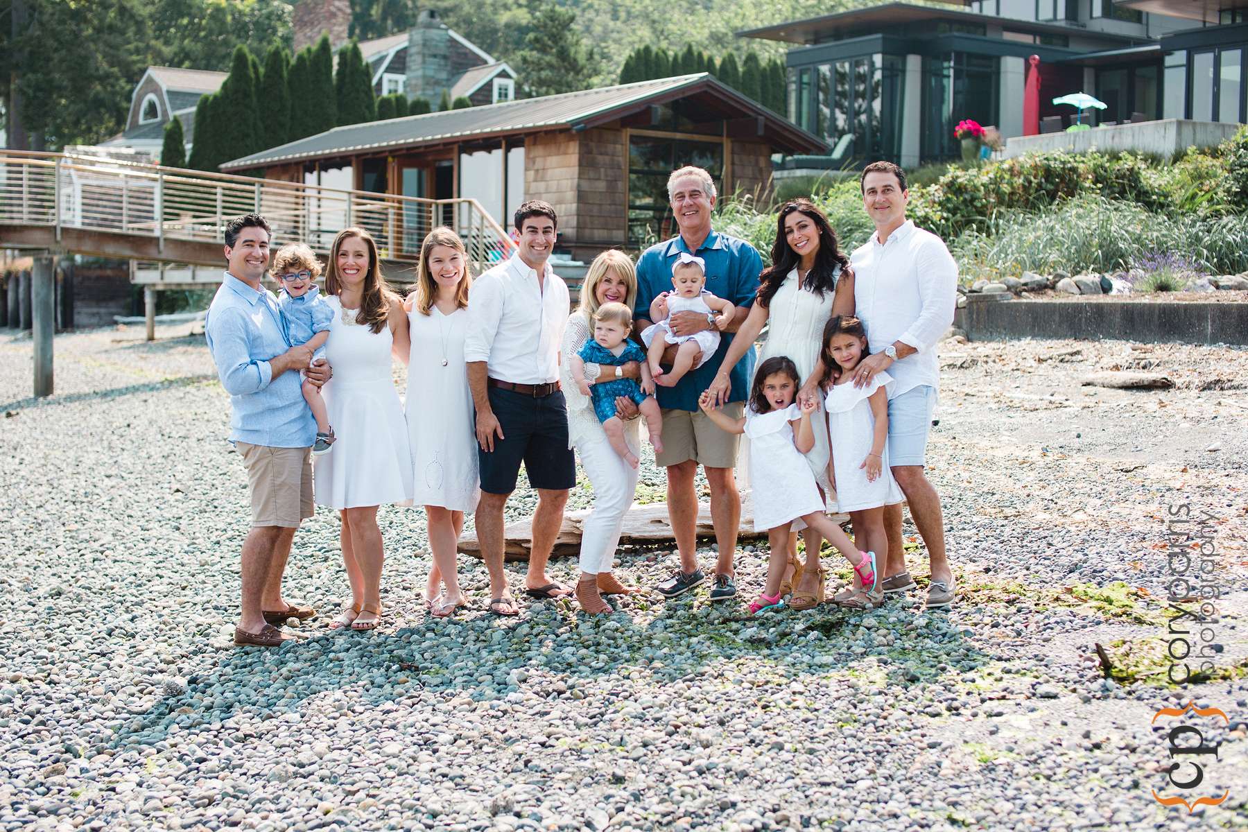 Family portraits on the beach