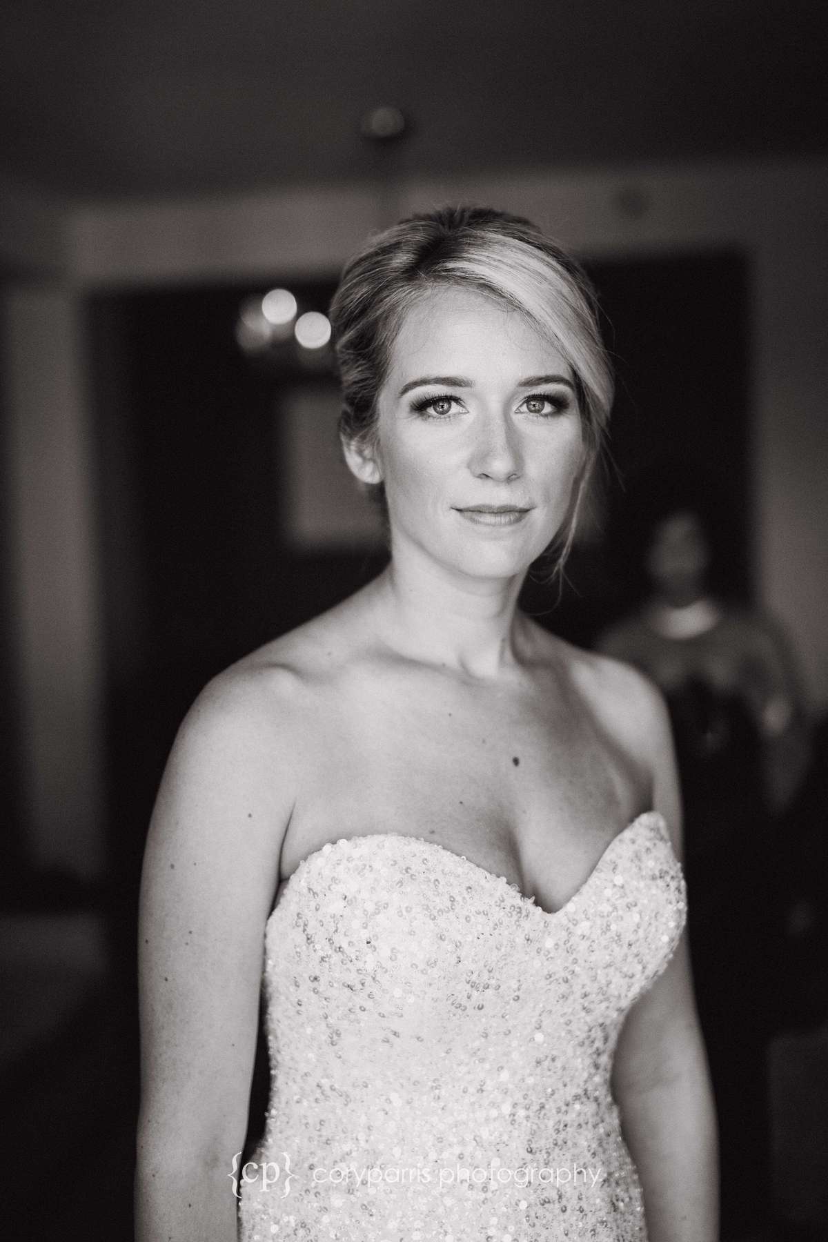  I love this image of Jen taken in her room at the Bellevue Club before the wedding. 