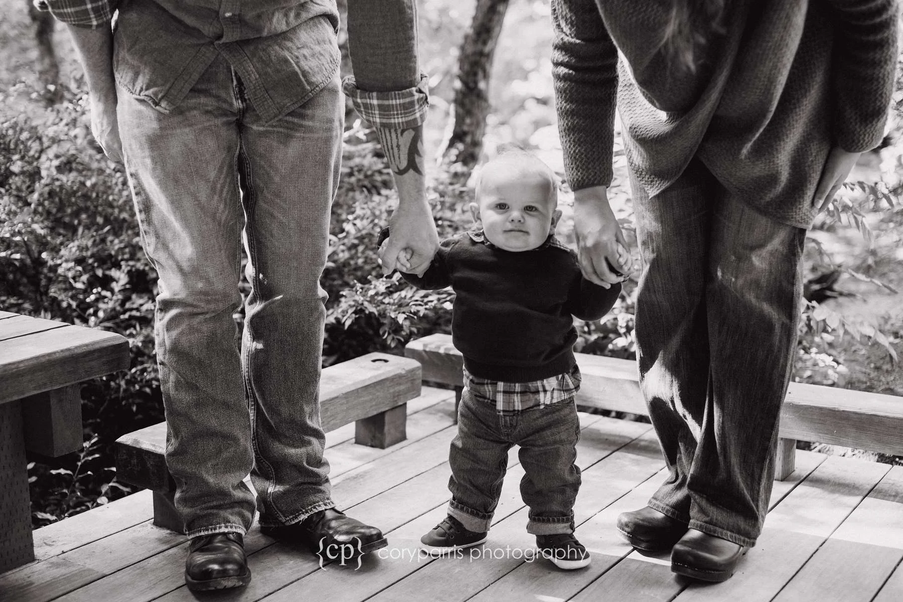 b&w kids and family portraits in bellevue washington