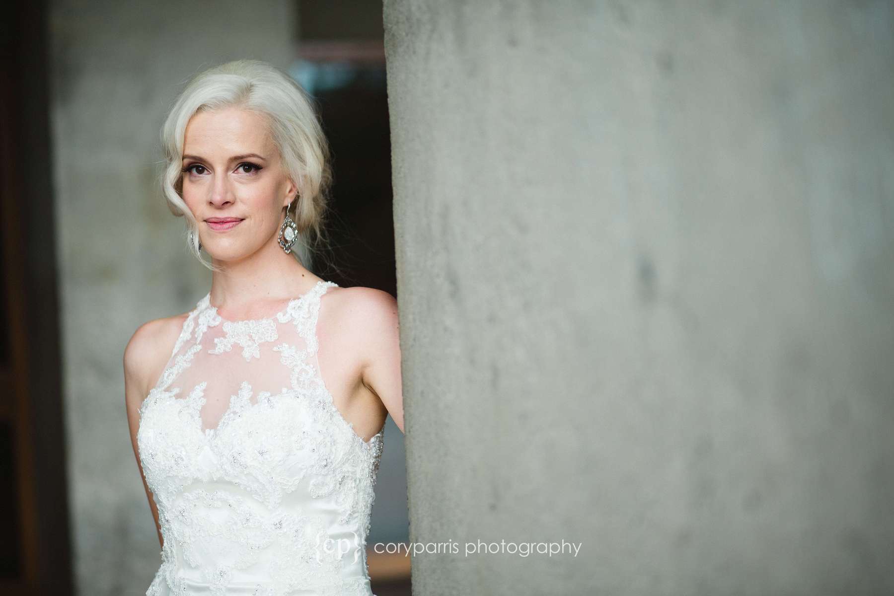 Bridal portrait at UW Seattle wedding photography