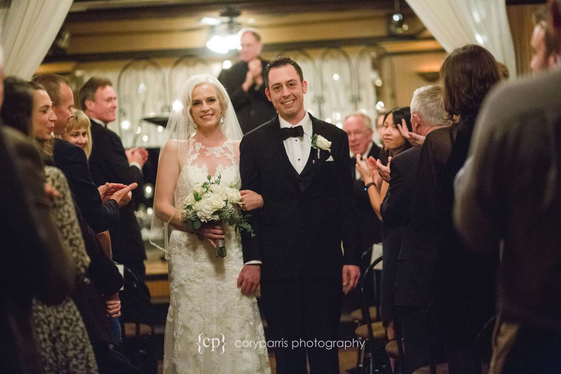 Lake Union Cafe wedding ceremony