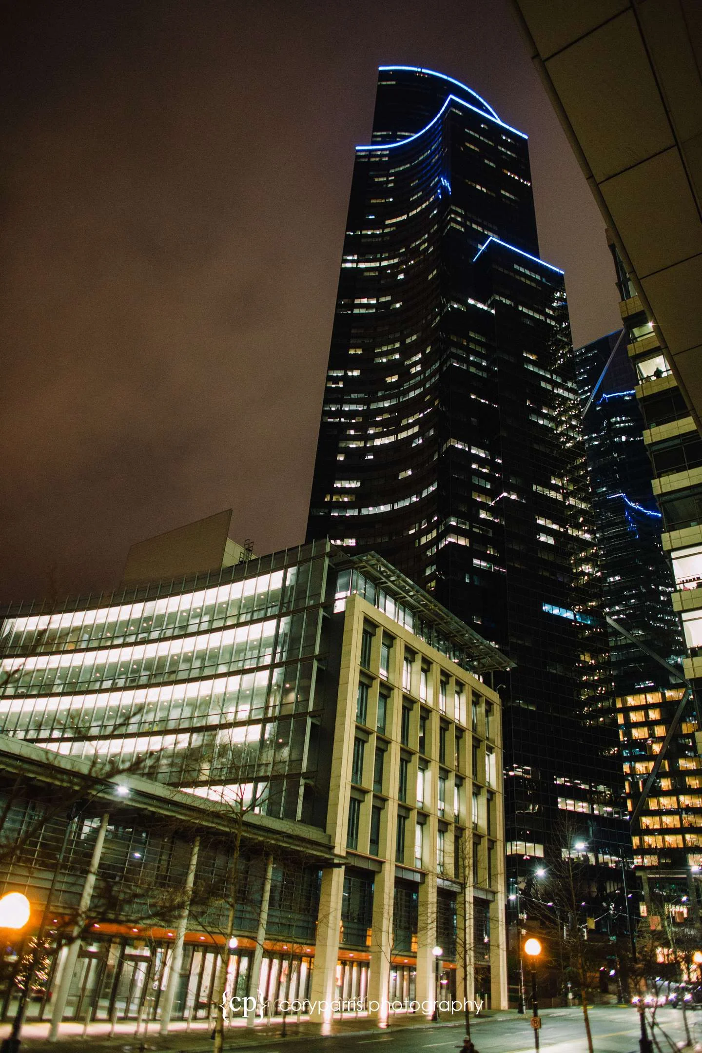 Seattle streets at night. I love Seattle