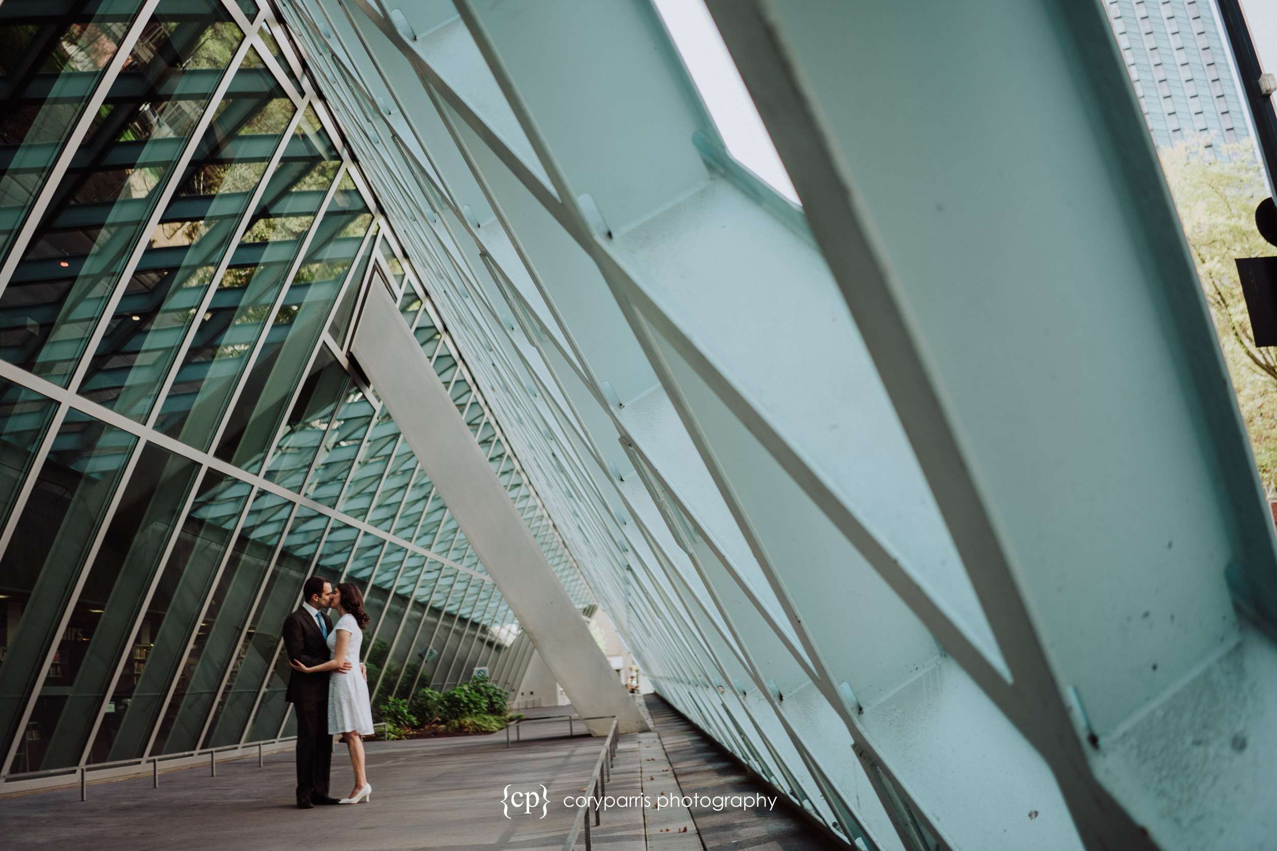 Seattle Public Library entrance