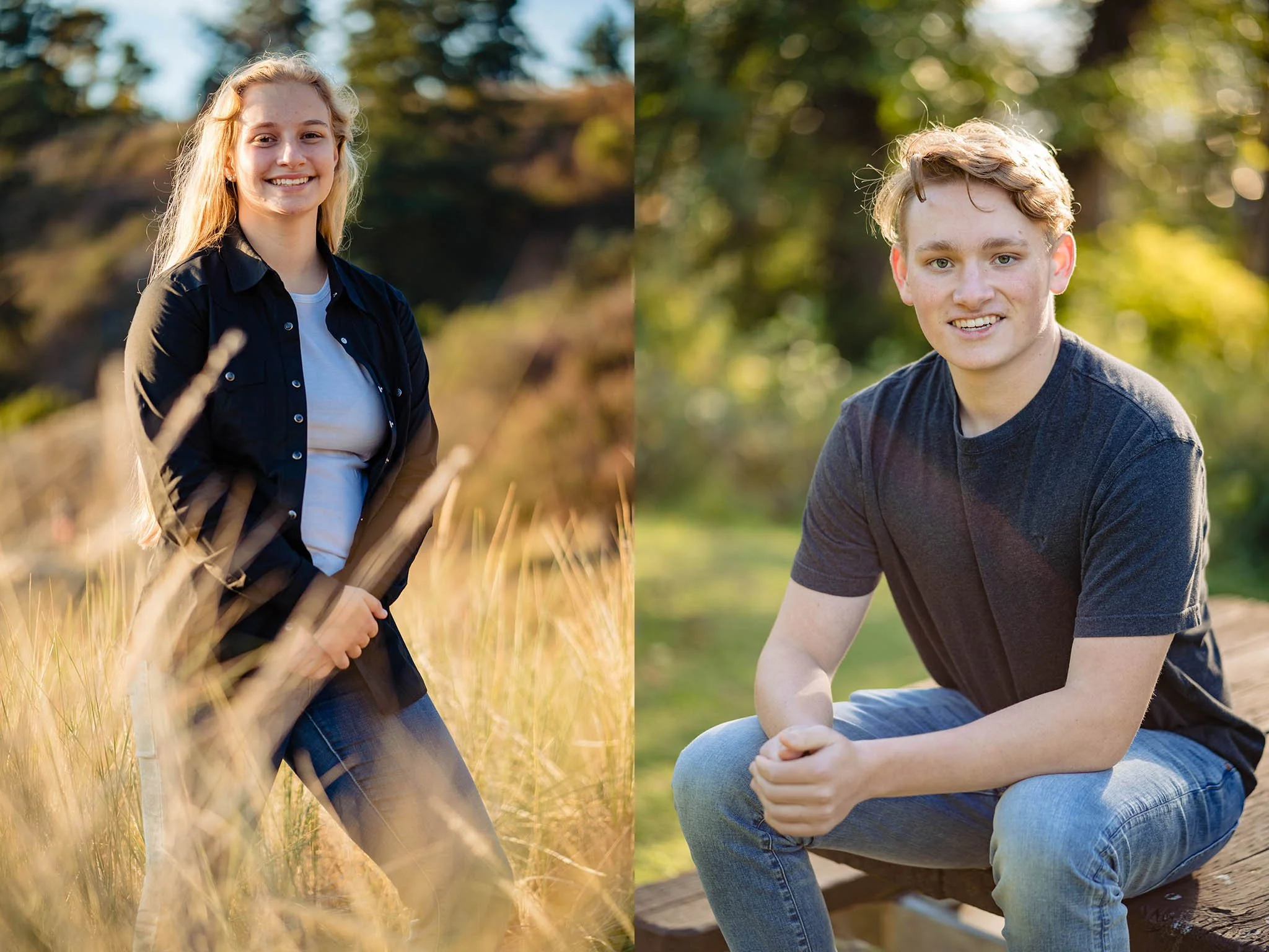 Richmond Beach Seattle Senior Portraits | Garrett &amp; Aleya