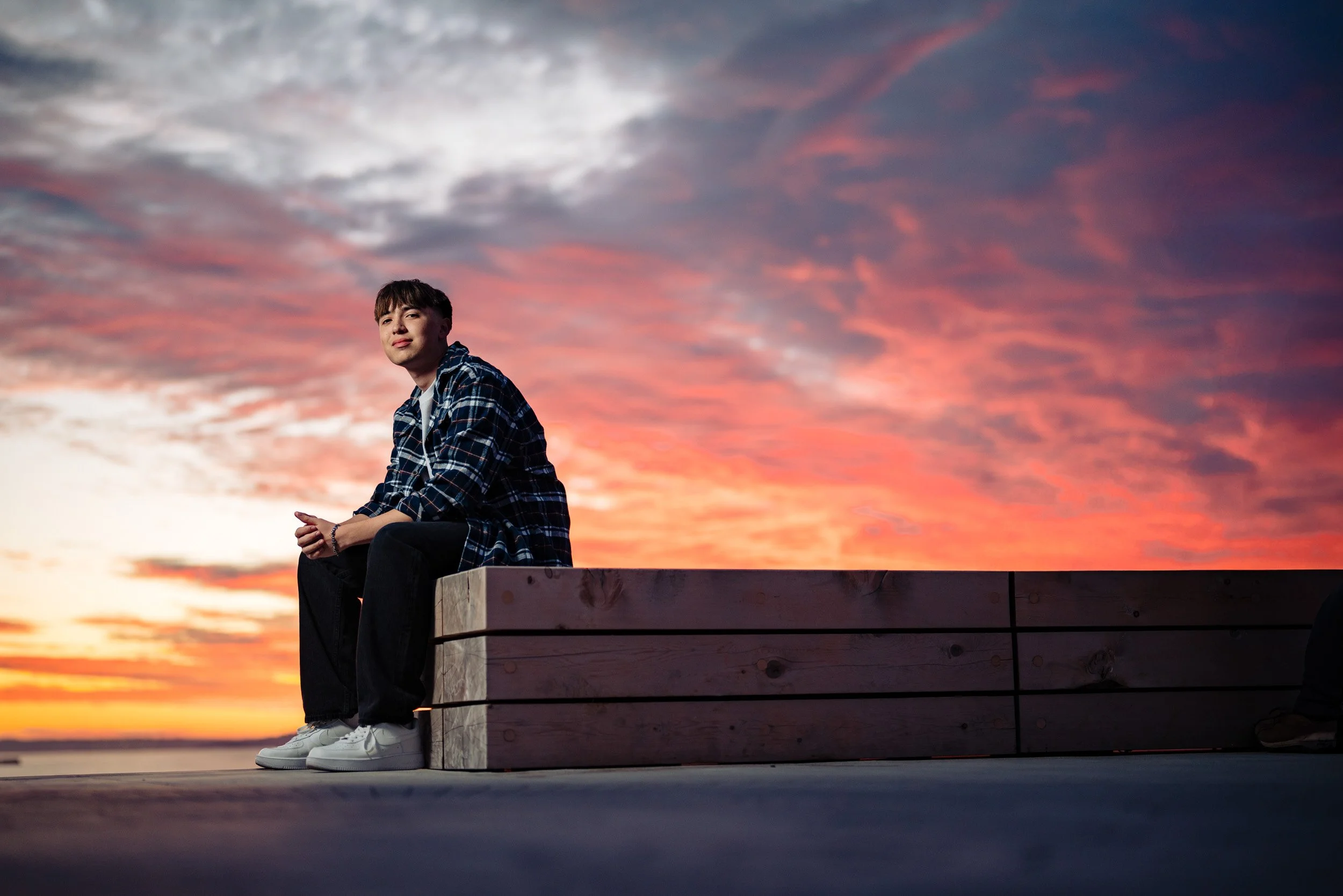 Overlook Walk Park Senior Portraits | Sterling