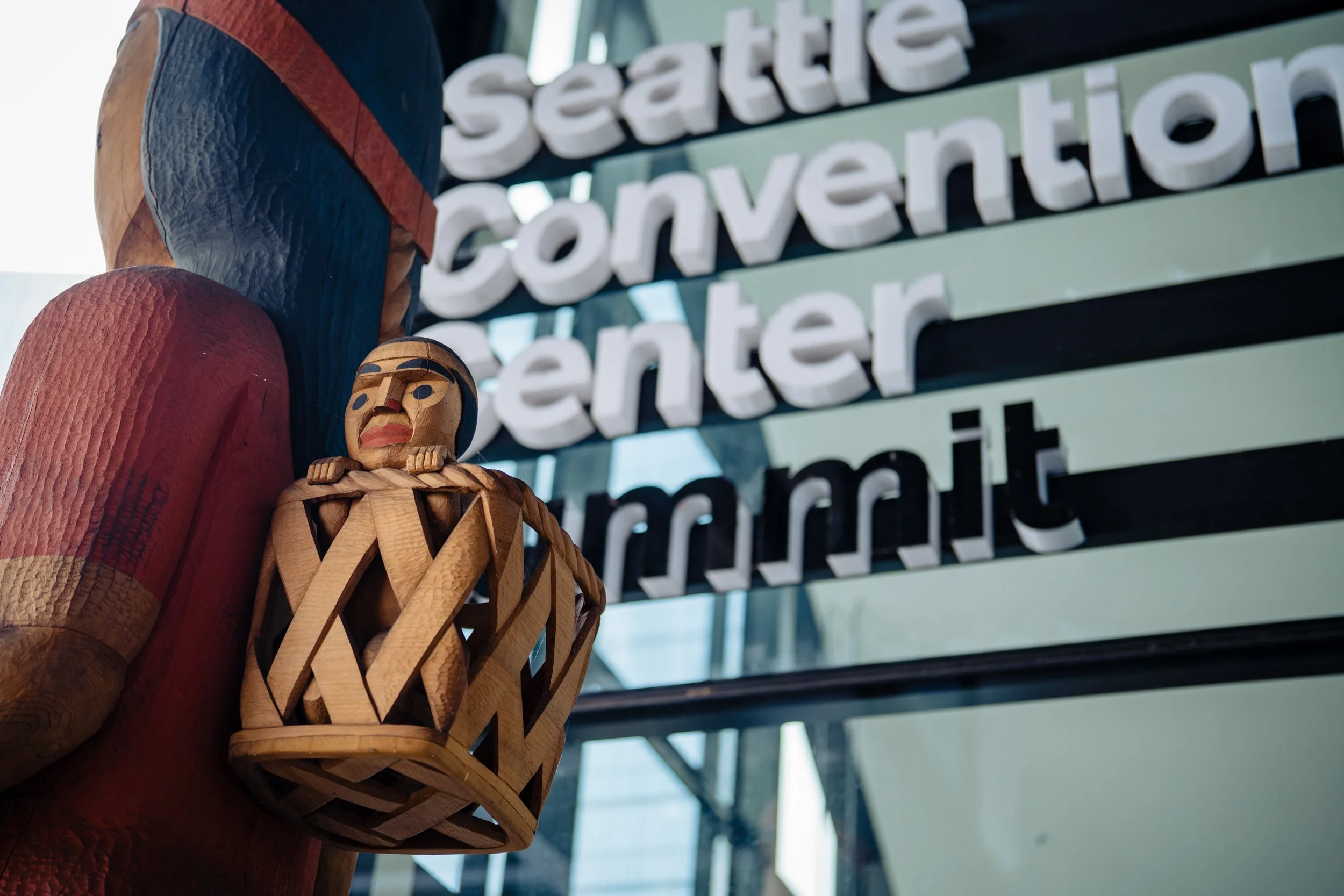  Native Art at the Seattle Convention Center Summit building 