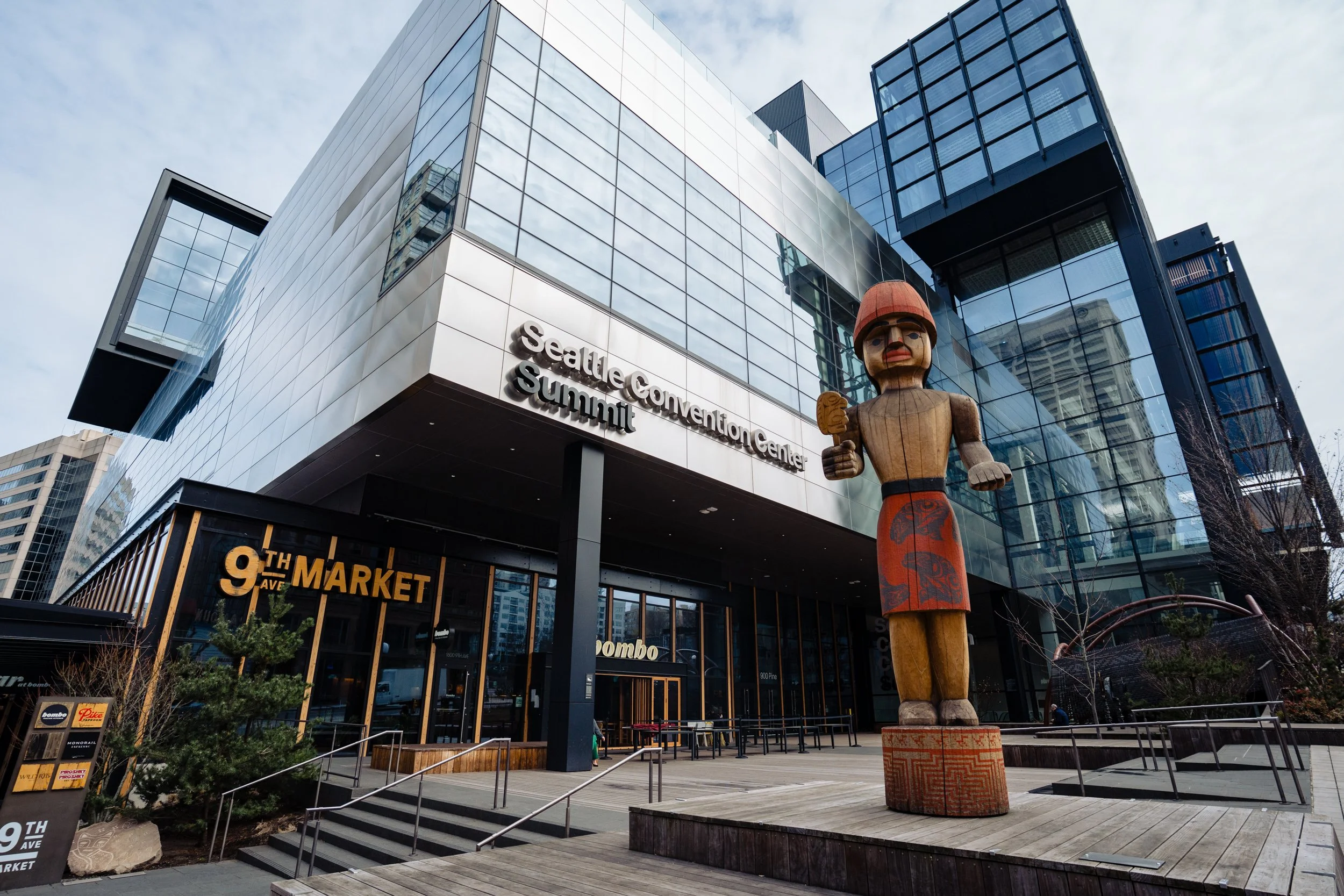  The front of the Seattle Convention Center Summit 