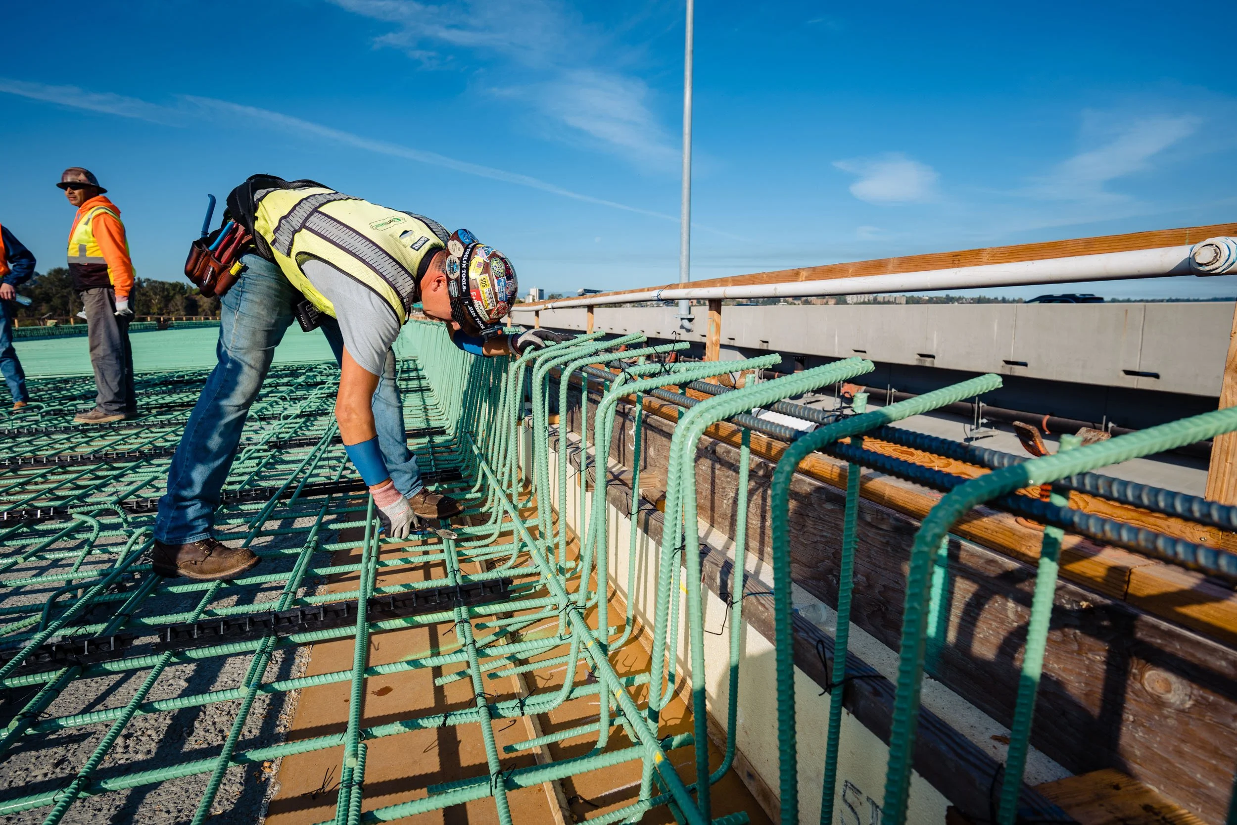 Seattle Industrial Photographer | 520 Bridge Construction for the Ironworkers' Union