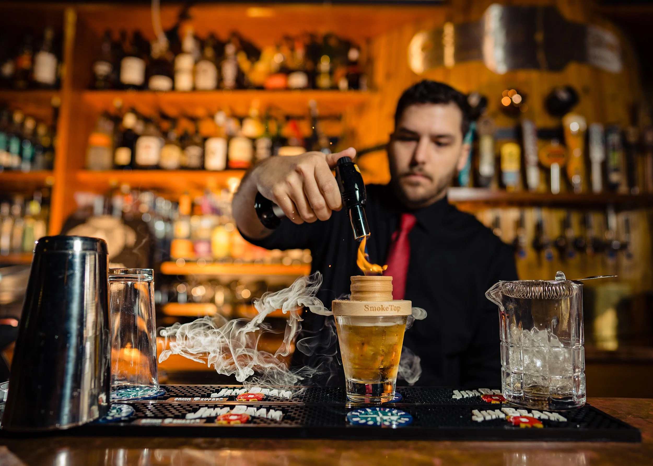 The Craft of the Cocktail: Photographing the Smoke Top Experience