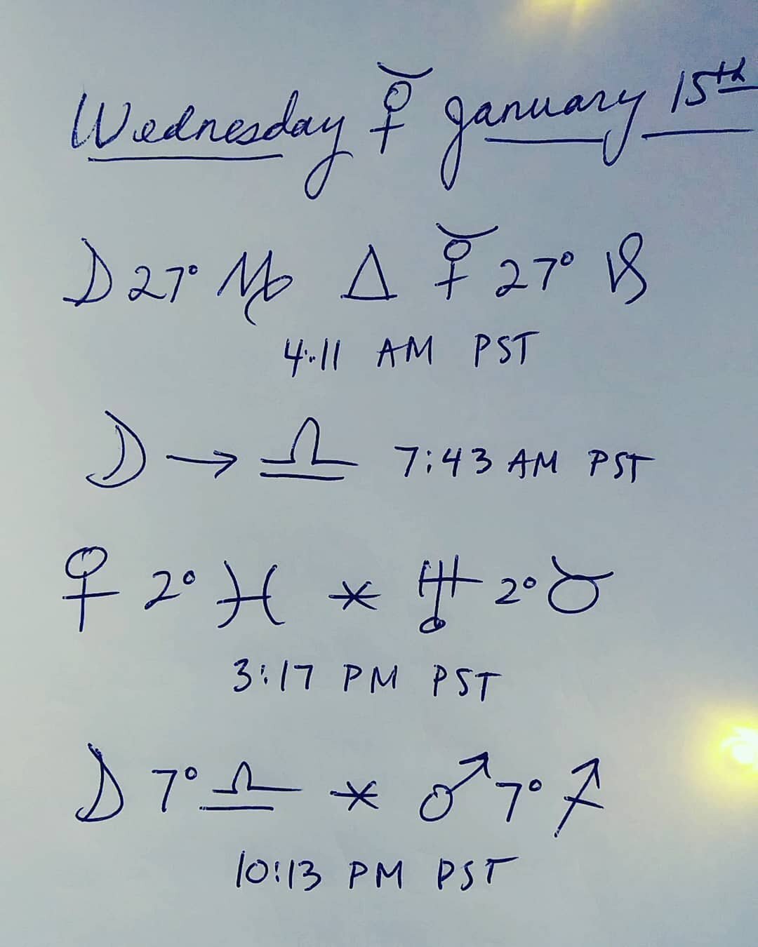 If we try out the new, we get some exciting surprises to wake up our lives!
✨
Venus in Pisces sextile Uranus in Taurus
✨
Look up your Moon, Venus and Mars on the Venus Experiment website in Bio...
.
💫✨💫
.
#mynotes #celestialweatherforecast #astrowe