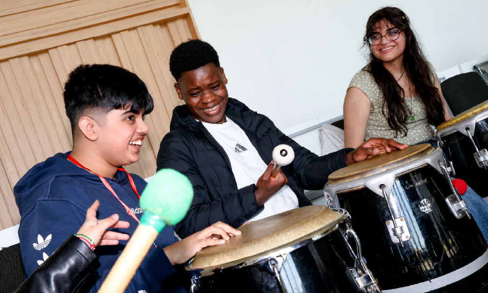 National Orchestra for All percussion players