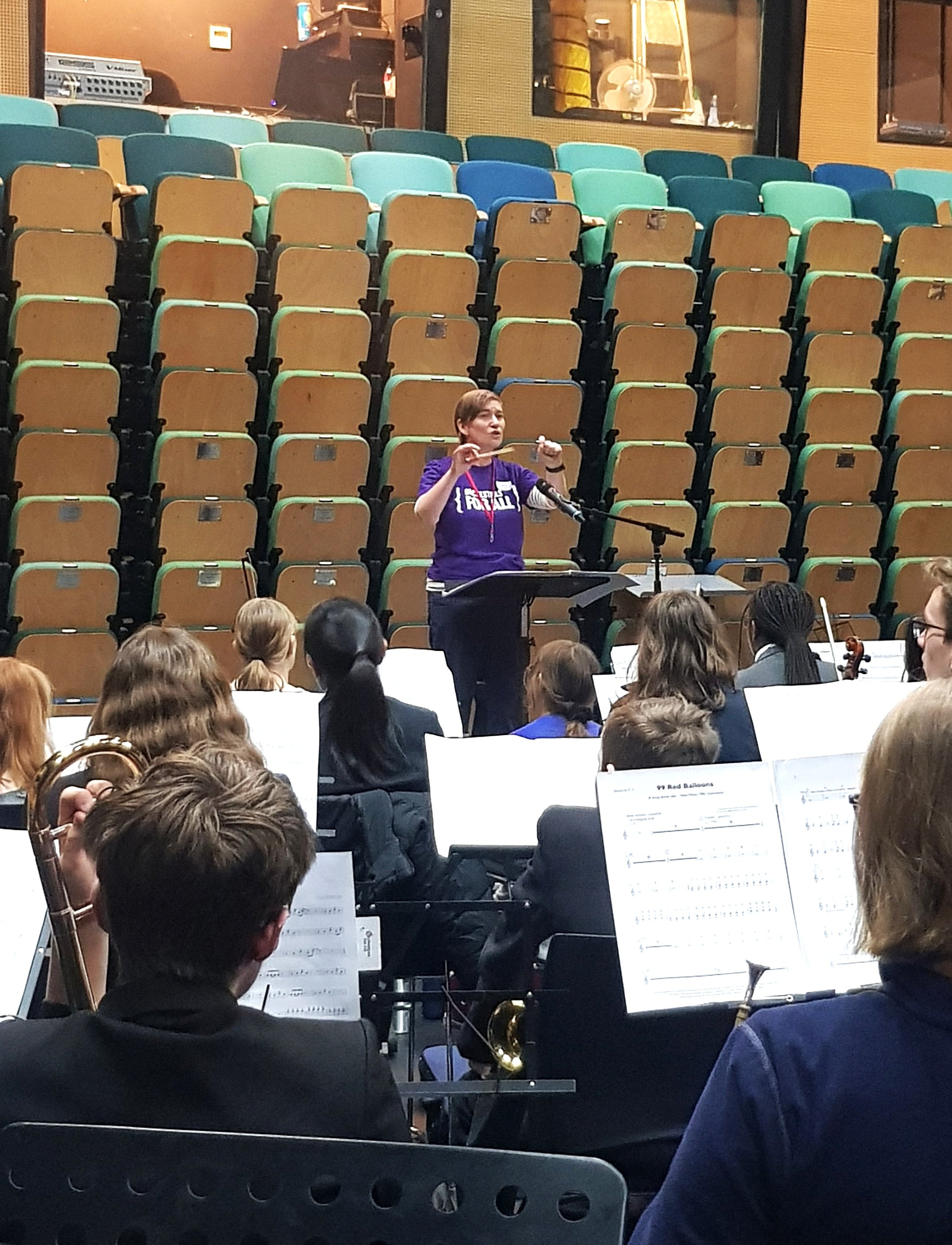 Our brilliant conductor for the day, Emma!