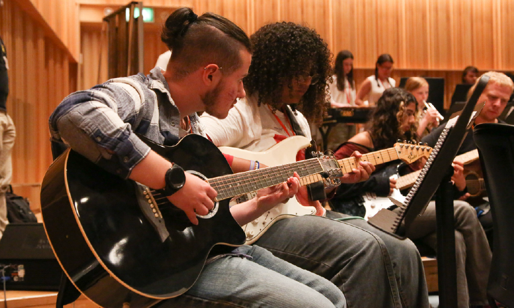 National Orchestra for All guitarists