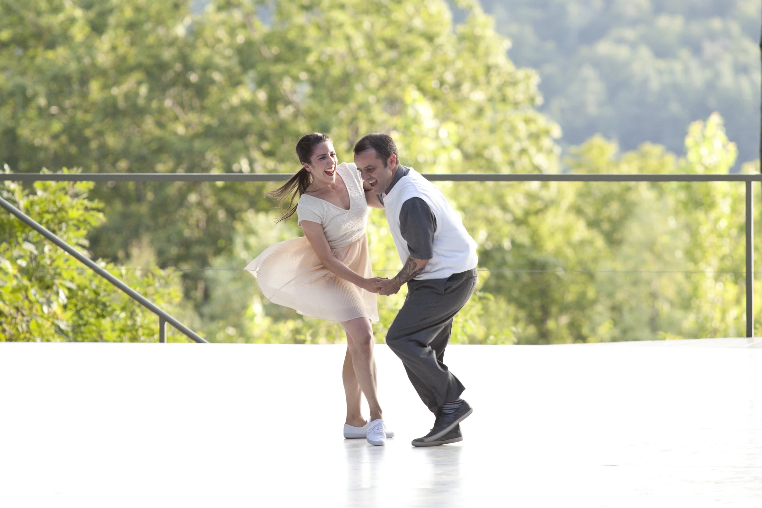 Jaime Shannon and Tony Fraser in Dance Me On and On Photo by Jamie Kraus