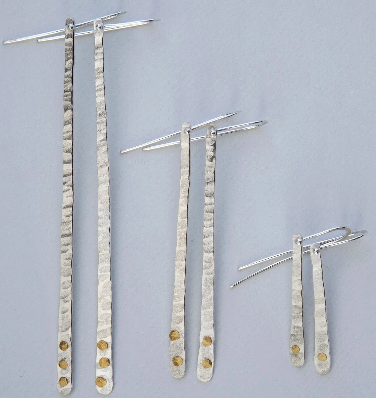 Sterling Silver Strip Earrings