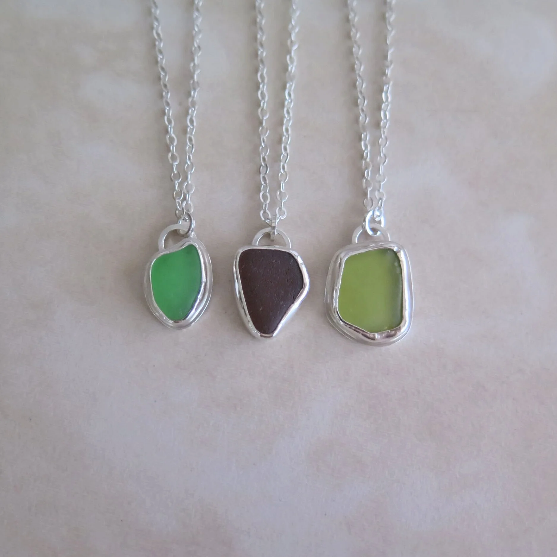 Seaglass Necklaces