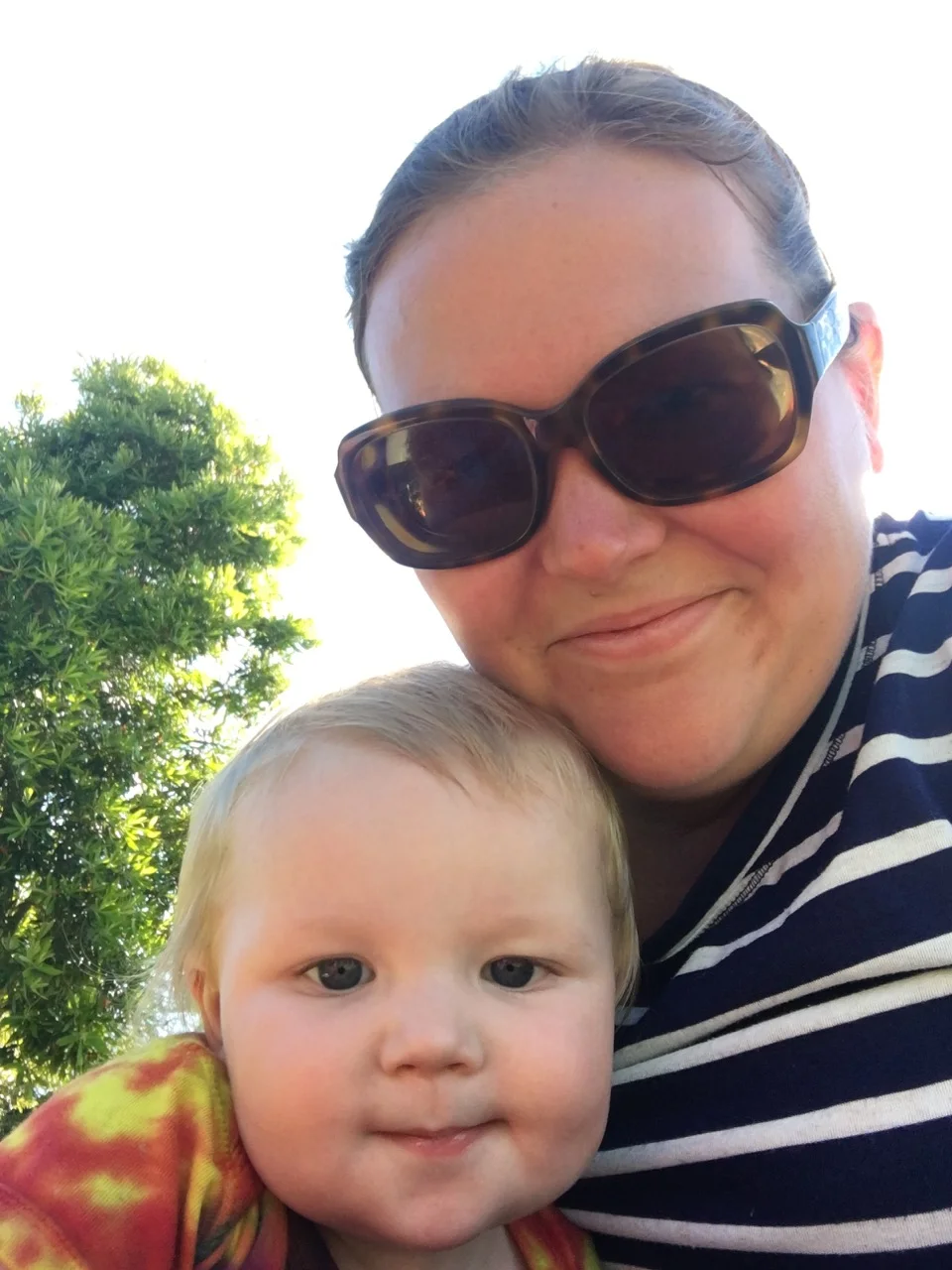 Fourth of July selfie with mom