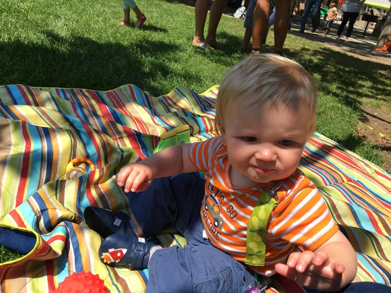 Playtime at a friend's birthday party