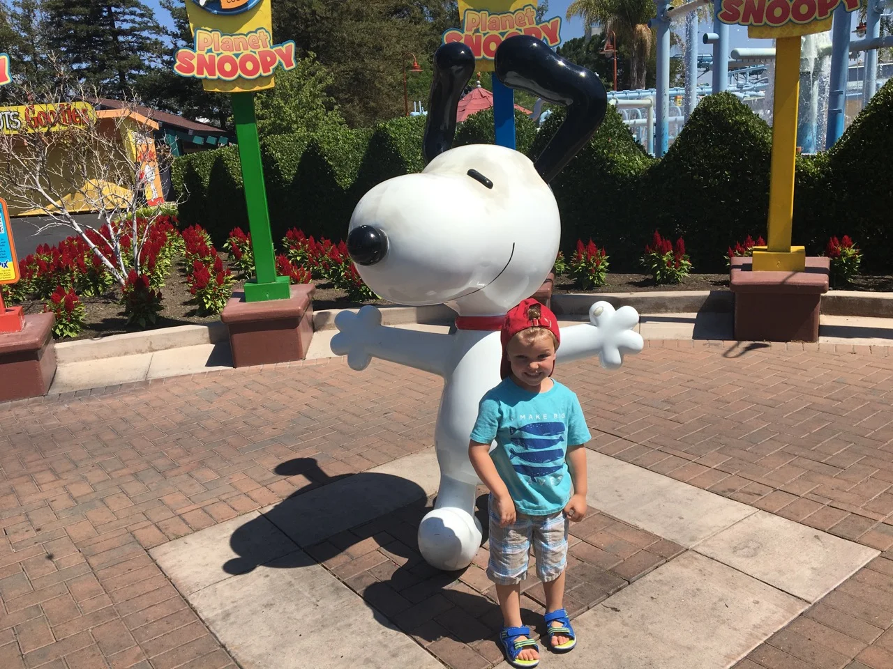 Hanging with Snoopy (July)