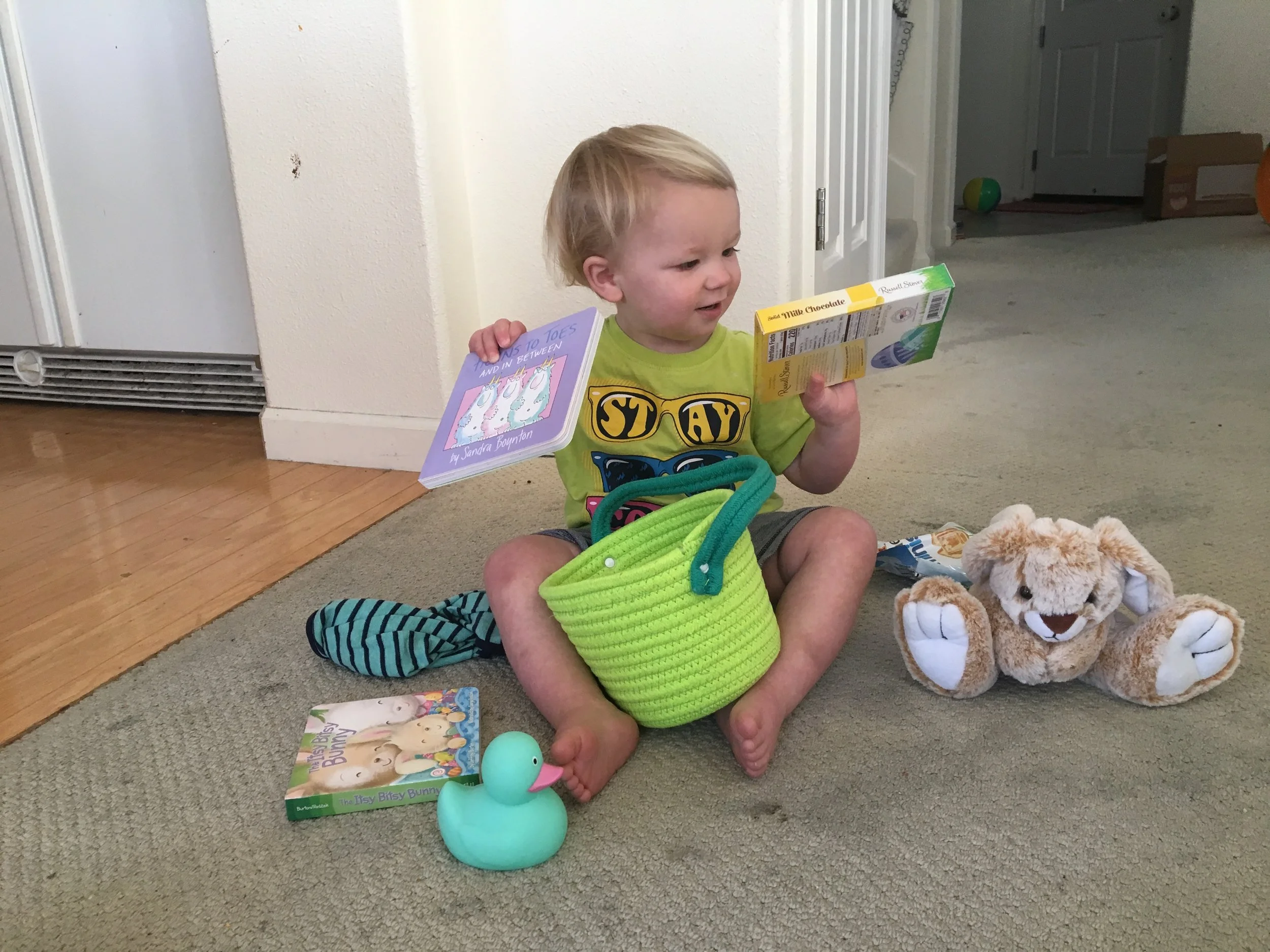The Easter Bunny came!