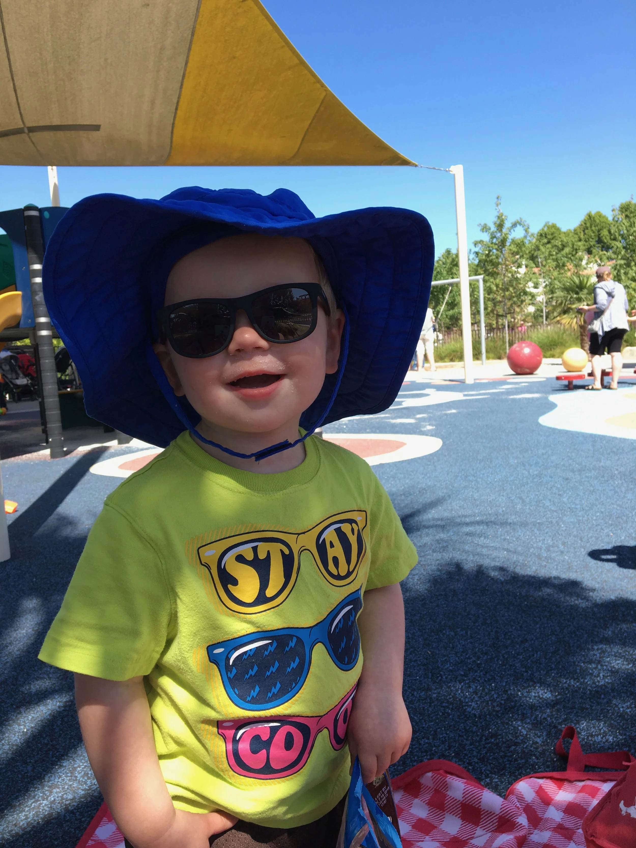 Everyone's cooler in sunglasses 