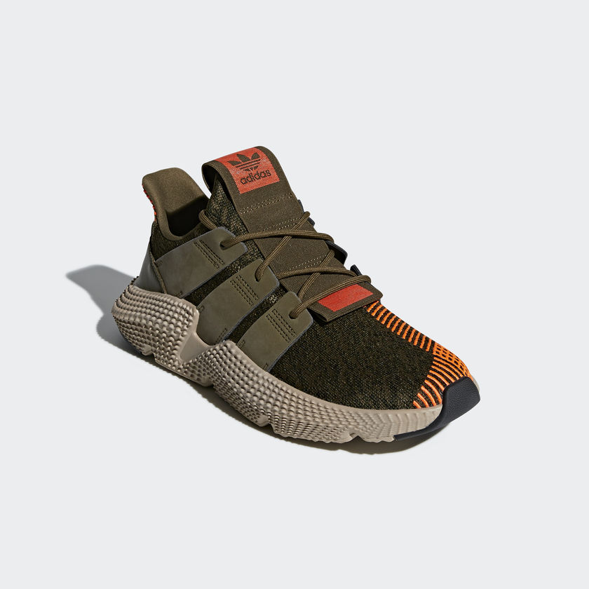 Adidas Prophere for Men in Trace Olive/Solar Red — MAJOR