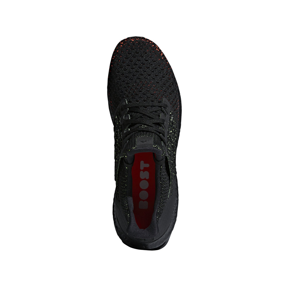 Adidas UltraBoost Clima in Triple Black (w/ Solar Red) — MAJOR