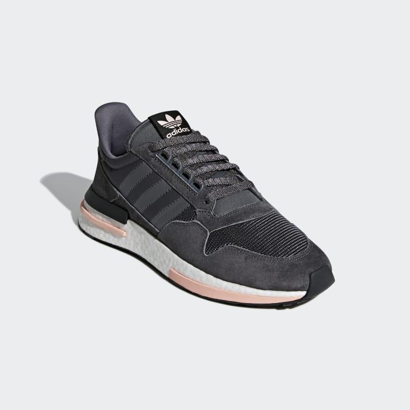 Adidas ZX 500 RM in Dark Grey/White/Clear Orange — MAJOR