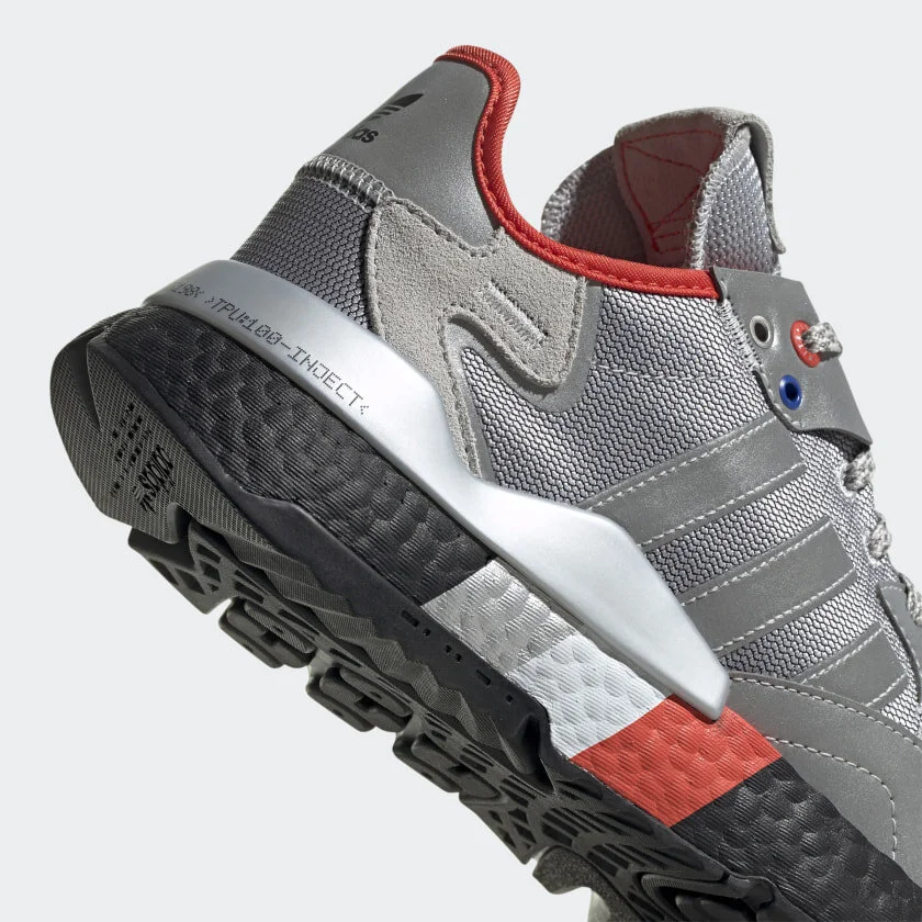 Adidas Nite Jogger in Reflective Metallic Silver  MAJOR