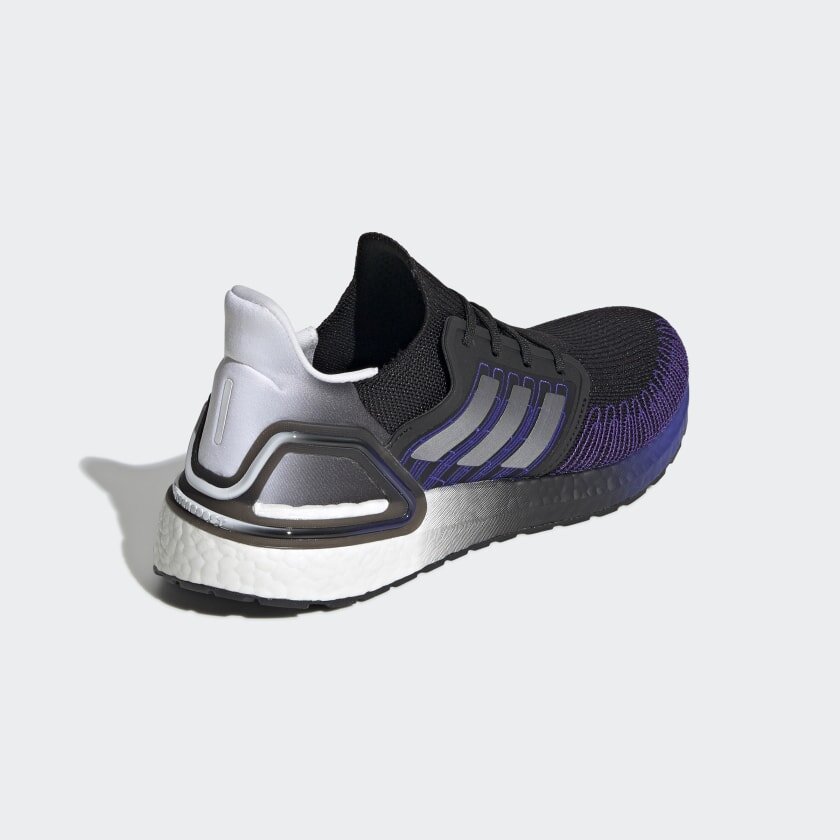 Adidas UltraBoost 20 in Black/Silver 