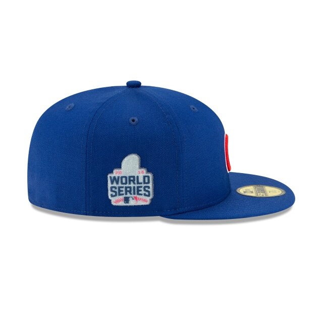New Era x Swarovski Chicago Cubs 2016 World Series Patch 59Fifty Fitted Cap  in Royal — MAJOR
