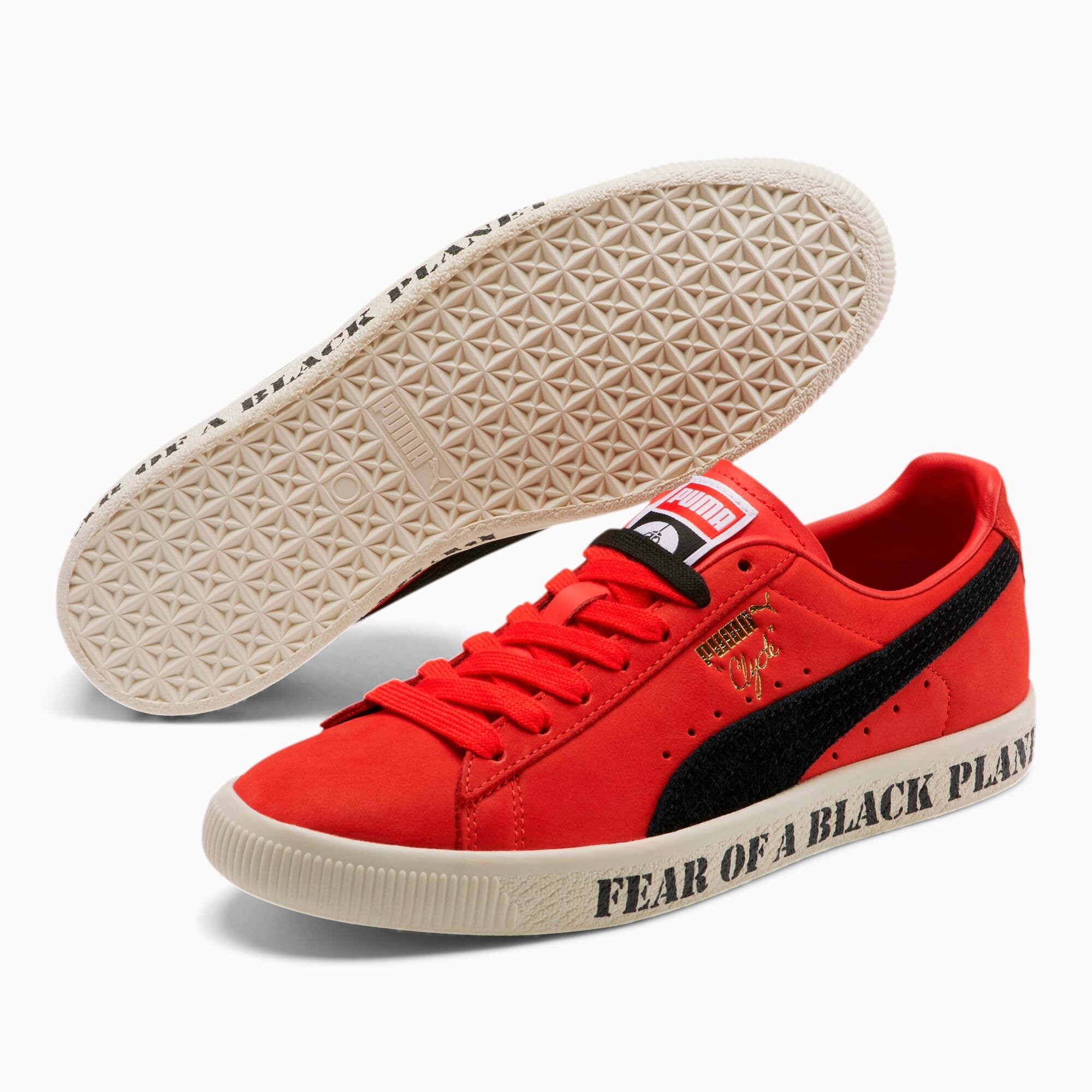 puma clyde shoes red