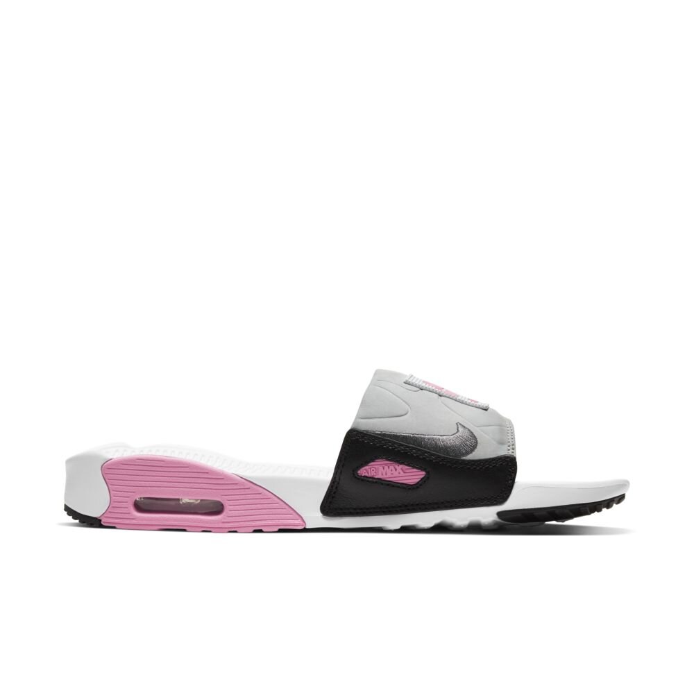 Nike Women's Air Max 90 Slide in Rose/Grey — MAJOR