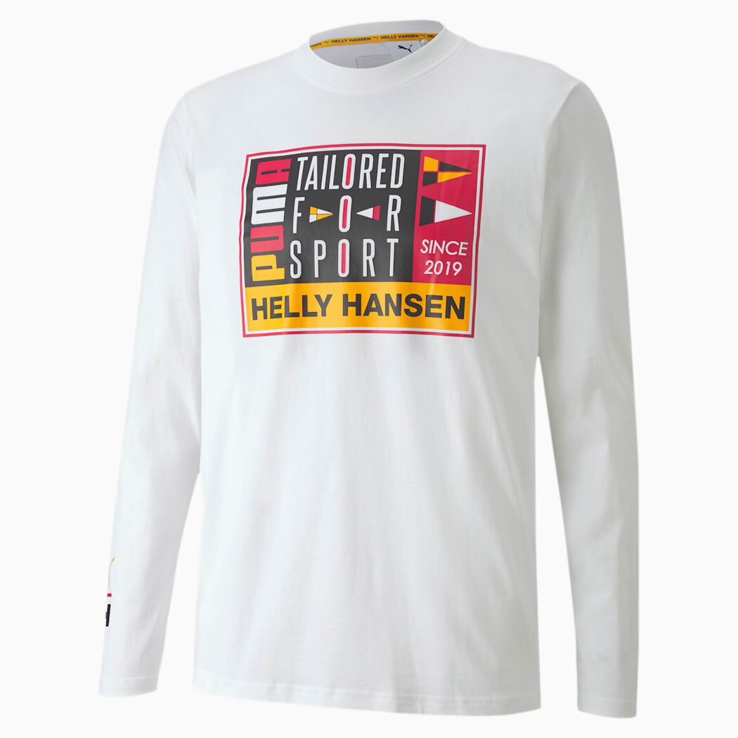 PUMA x HELLY HANSEN Men's Long Sleeve Tee in White