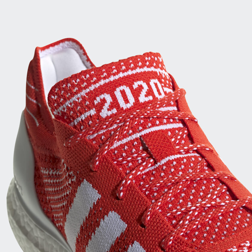 Adidas UltraBoost Prime in Active Red/White — MAJOR