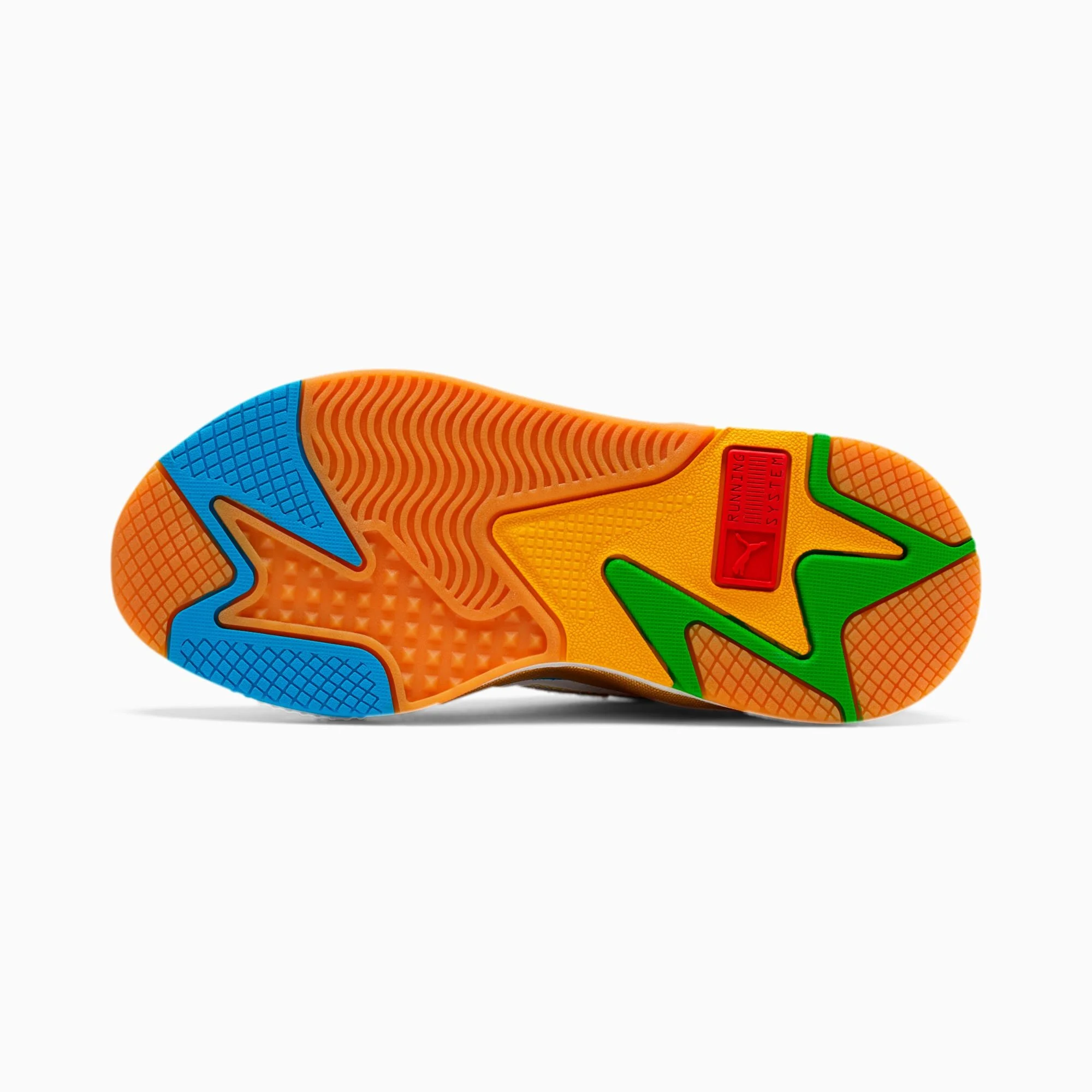 red blue yellow white pumas