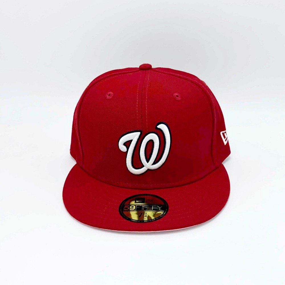 WASHINGTON NATIONALS Pink & Black New Era 7 5/8 Fitted‎ Hat, Baseball Cap New Era Washington Nationals Burnt Copper Pink Edition  main image 4