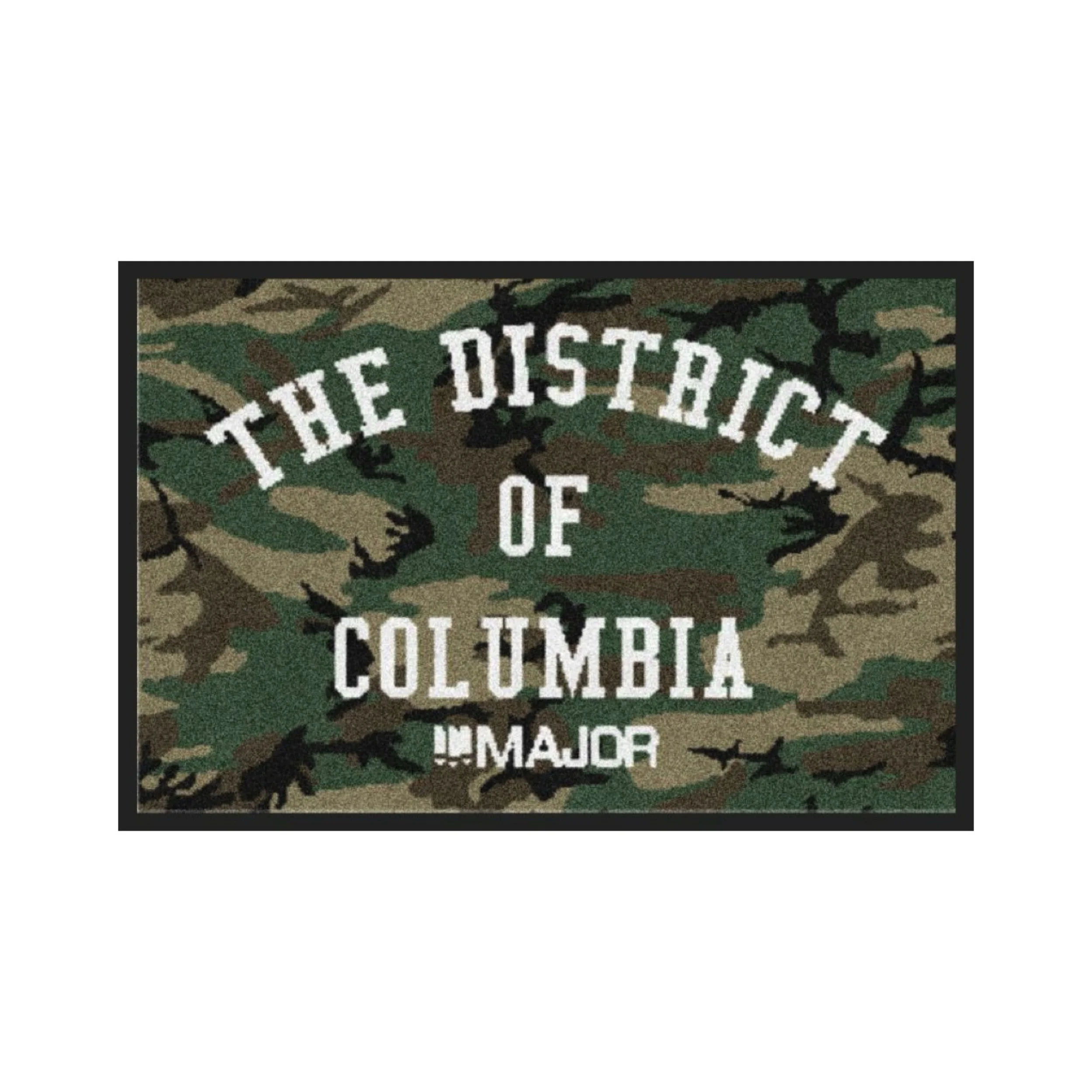 MAJOR presents THE DISTRICT OF COLUMBIA Area Rug in Woodland Camo