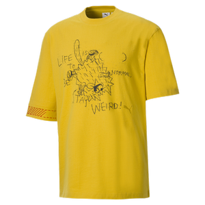 Puma x Michael Lau Too Short Graphic Tee in Super Lemon — MAJOR