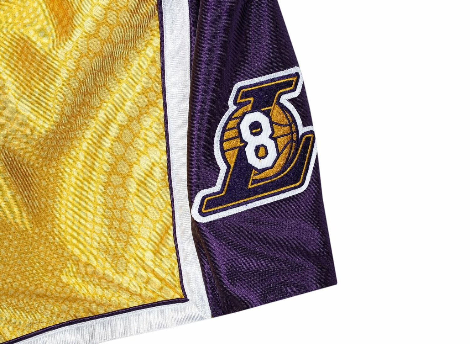 75th Anniversary Los Angeles Lakers Yellow NBA Shorts - Kitsociety