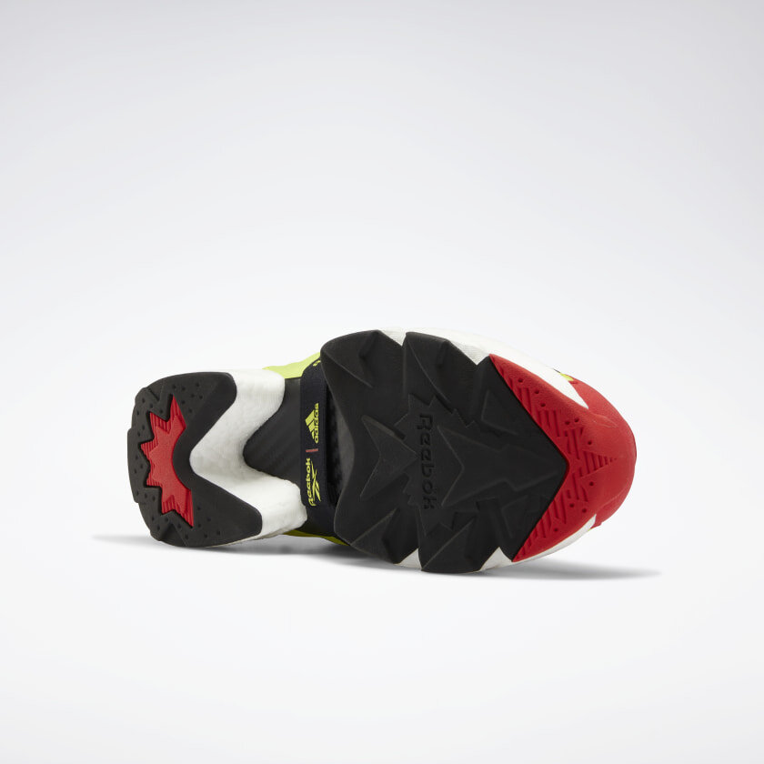 Reebok x Adidas InstaPump Fury in Black/Hypergreen/Red MAJOR