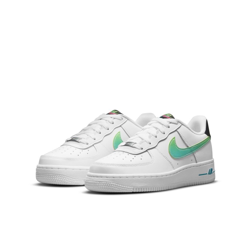 Nike Air Force 1 Low Split Swoosh White Aquamarine - DJ6894-100