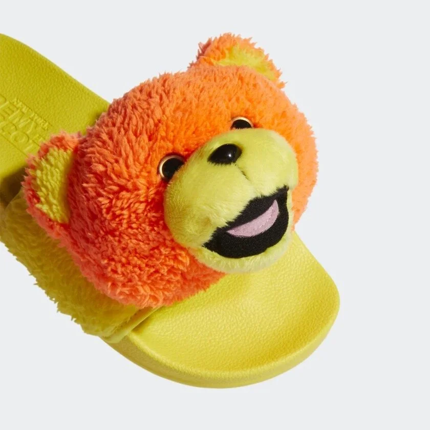 Adidas x Jeremy Scott Adilette Teddy Slides