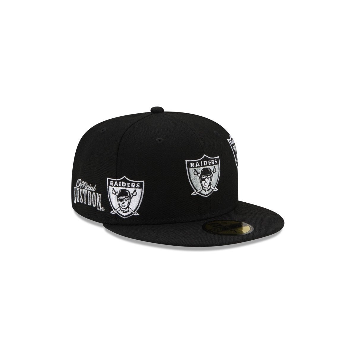 New Era Raiders World Champions 59Fifty Fitted Cap in Black — MAJOR