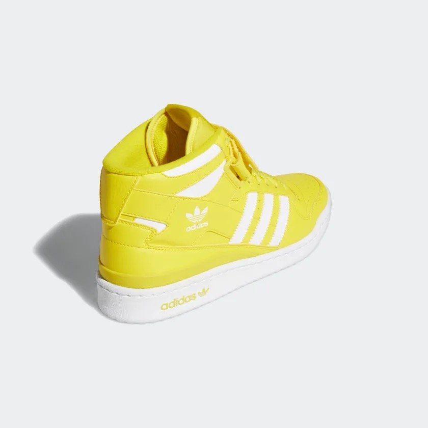 Adidas Forum Mid in Yellow — MAJOR