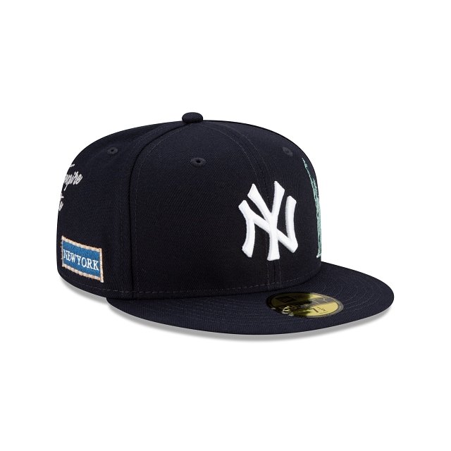 New Era New York Yankees City Transit 59Fifty Fitted Cap in Midnight Navy —  MAJOR